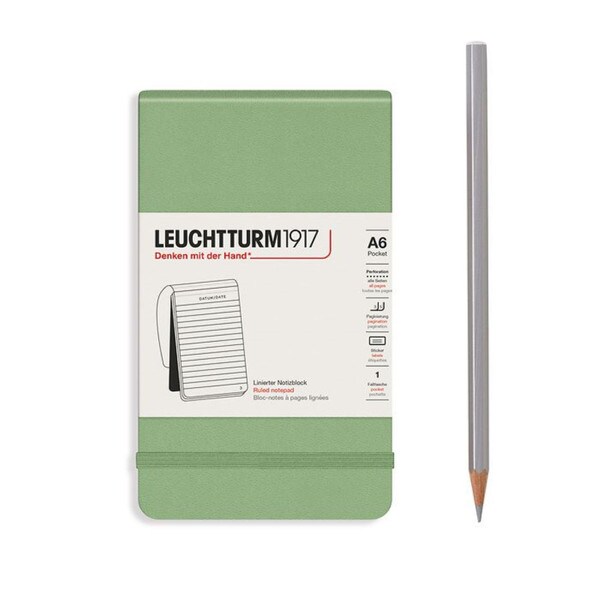 Leuchtturm 1917 Notepad Sage Ruled